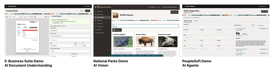 Multiple AI enabled application prototypes